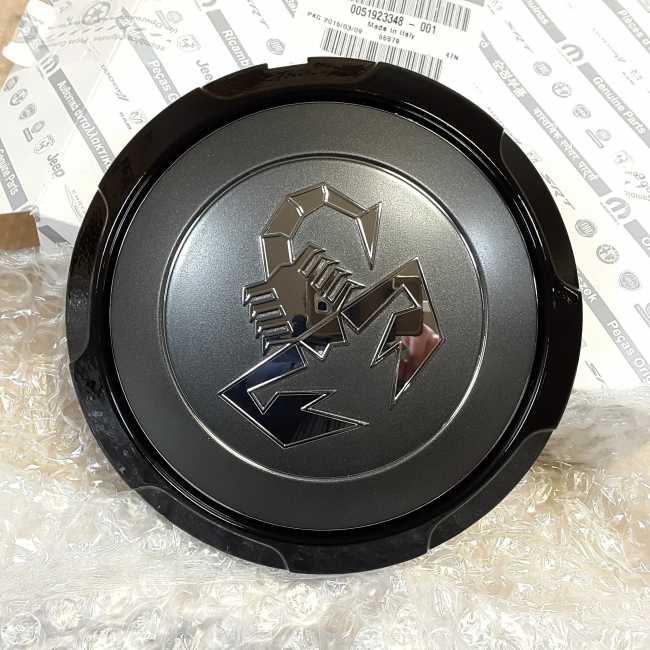 COPPA RUOTA ORIGINALE 500 NUOVA PUNTO ABARTH NERA