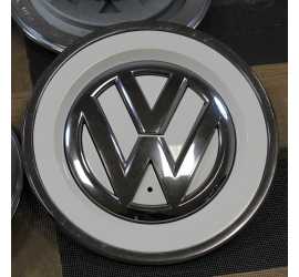 KIT 4 COPPE RUOTA CROMATE VOLKSWAGEN ORIGINALI