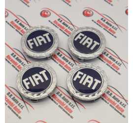 KIT 4 COPRIMOZZO BLU FIAT...